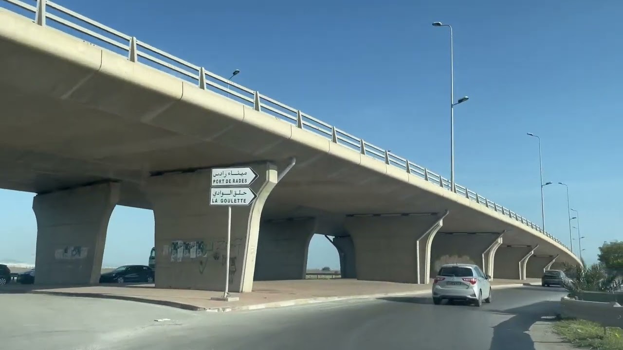 TunRyder | Driving Tour In Tunisia | Banlieue Sud To Banlieue Nord | Pont de Radès