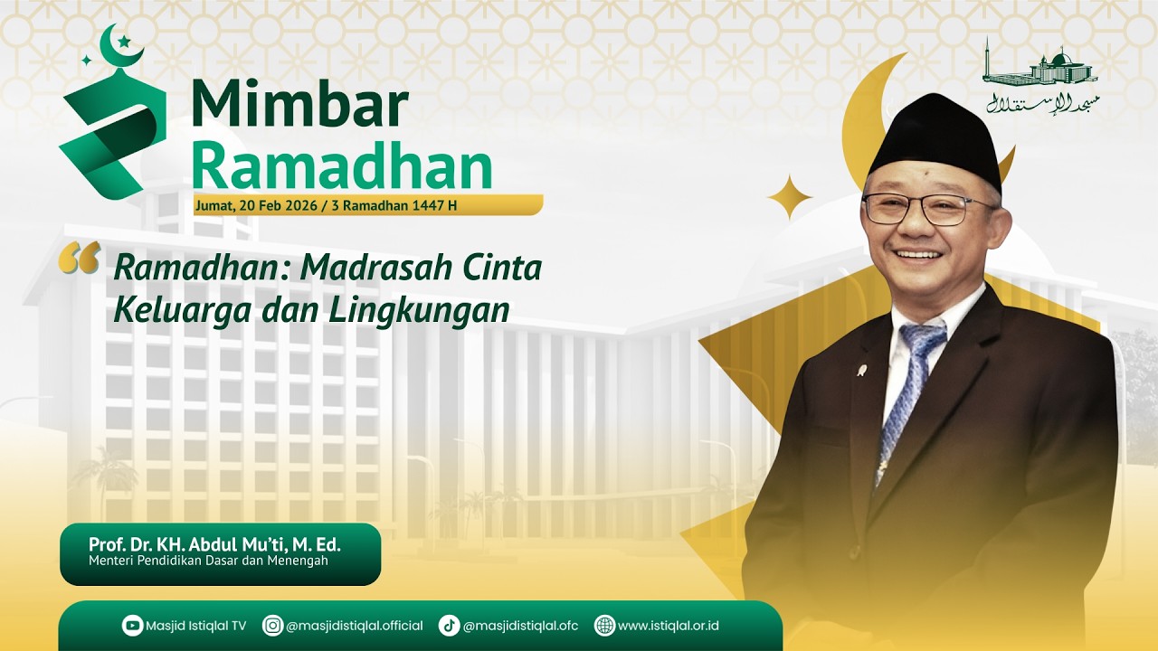Waktu Isya  _ 3 Ramadhan 1447 H _ Masjid Istiqlal | 20.02.26