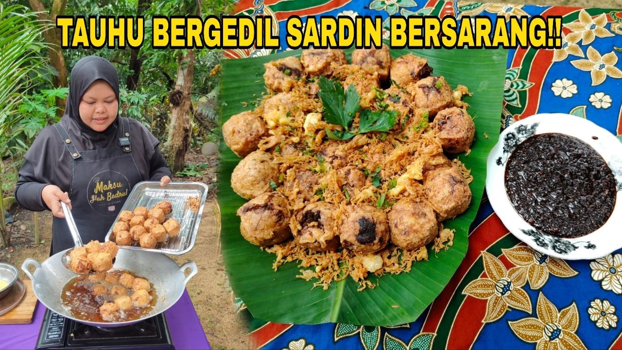 TAUHU BERGEDIL SARDIN BERSARANG & SAMBAL KICAP LEGEND -tips tauhu tak serap minyak ❗