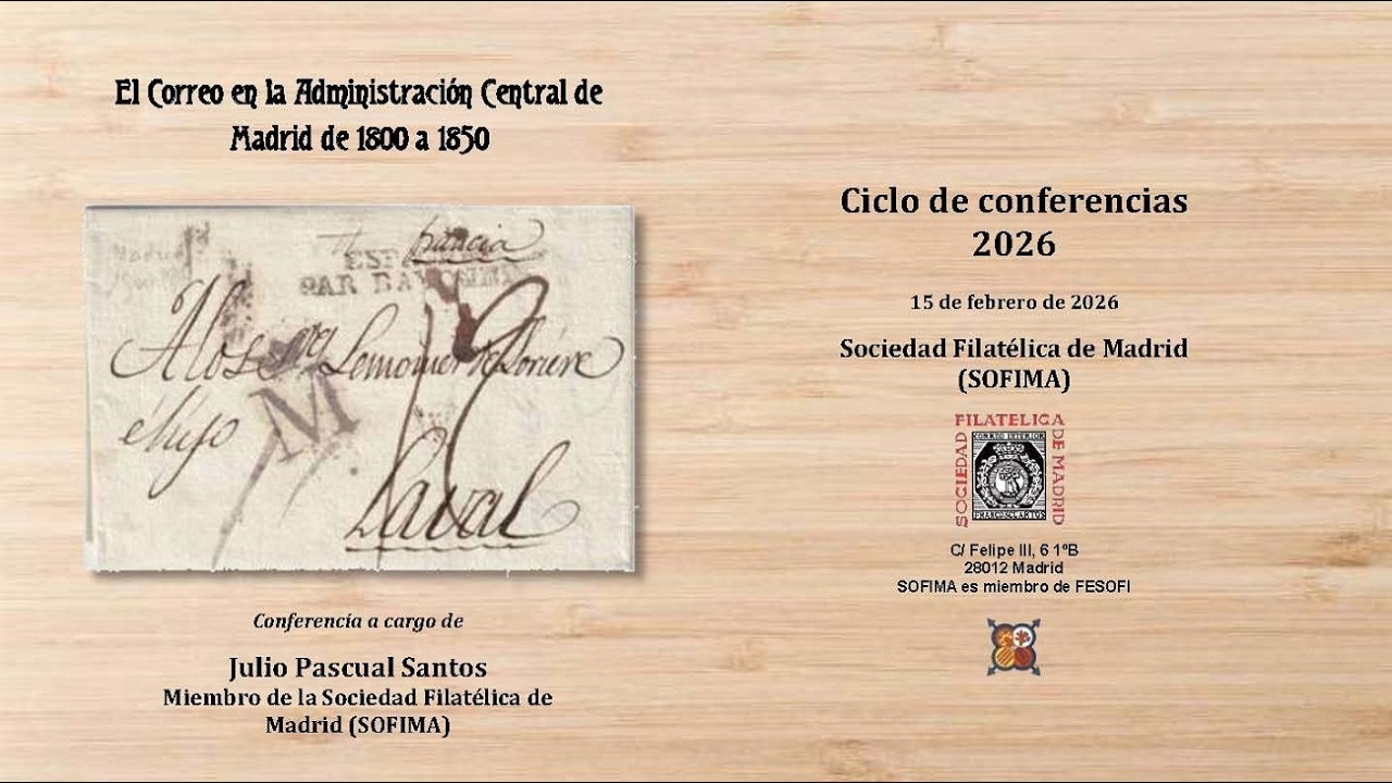 El Correo en la Administración Central de Madrid de 1800 a 1850