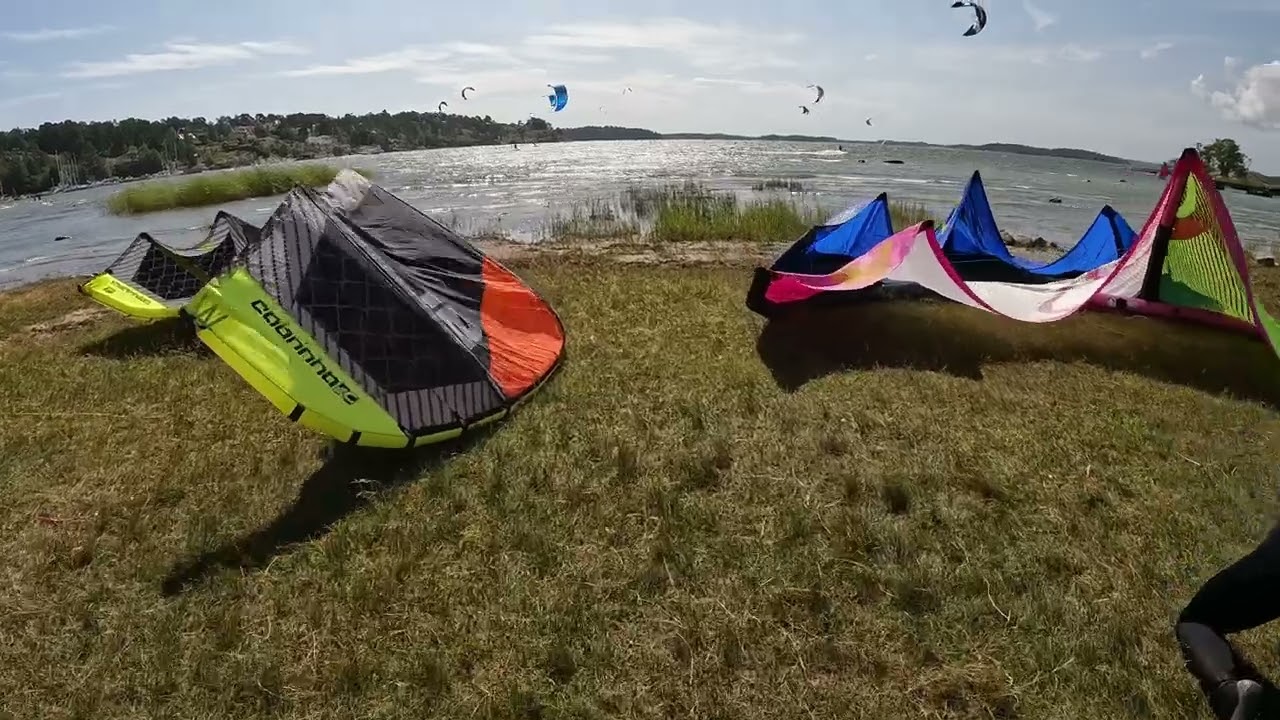 Kitesurfing Dalar&ouml; sommar 2023