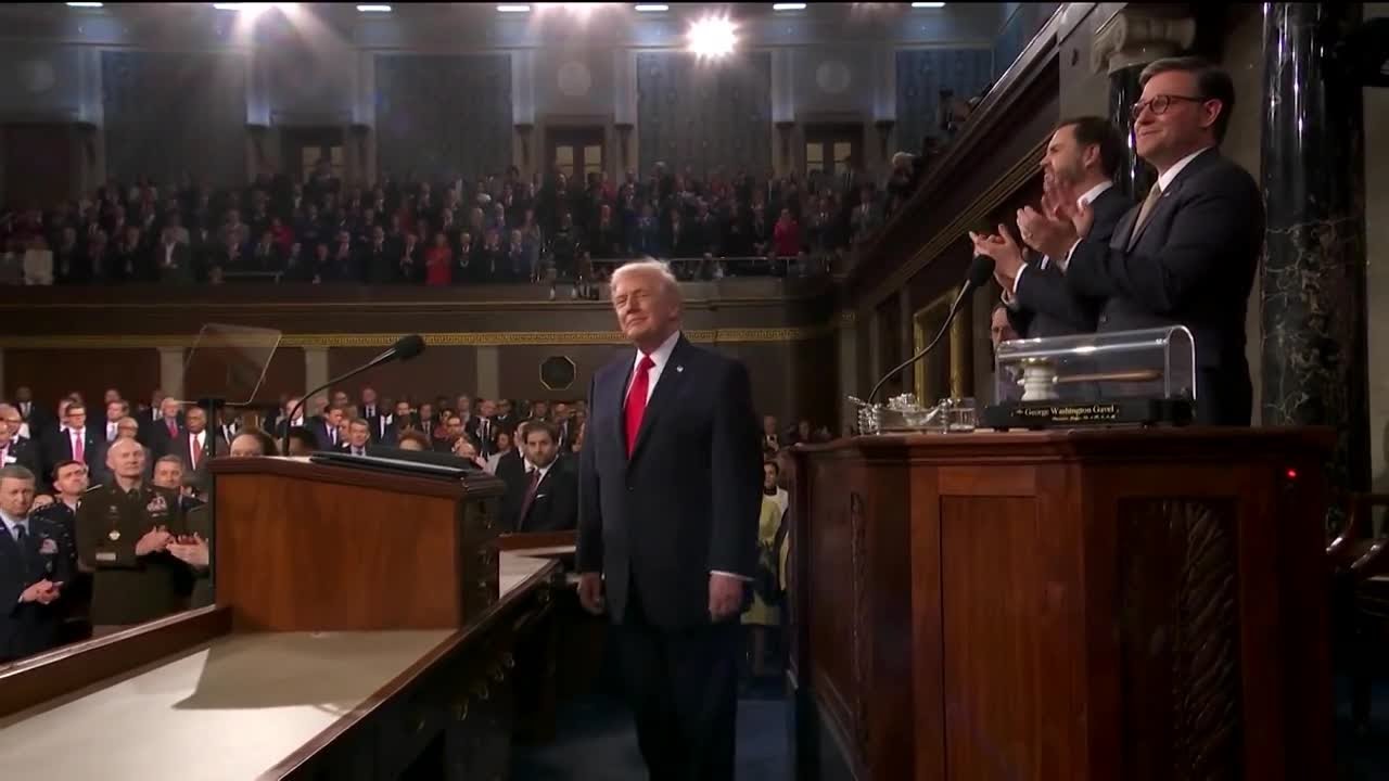 Trump uses longest-ever State of the Union to try to convince voters that US is 'winning so much'