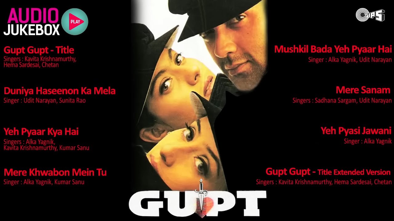 Gupt Jukebox | Gupt All Songs | Bobby Deol, Kajol, Manisha, Viju Shah | 90's Hits
