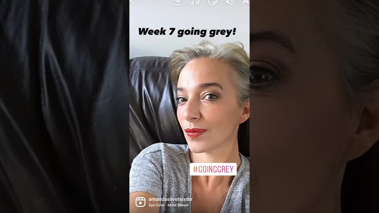 My 18 month grey hair transition! #keepthegrey #greyhair #grayhair #hair