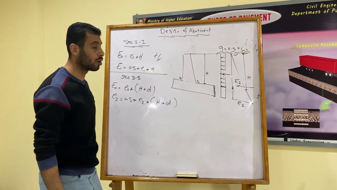 02 Design of Abutment تصميم دعامات الكبارى