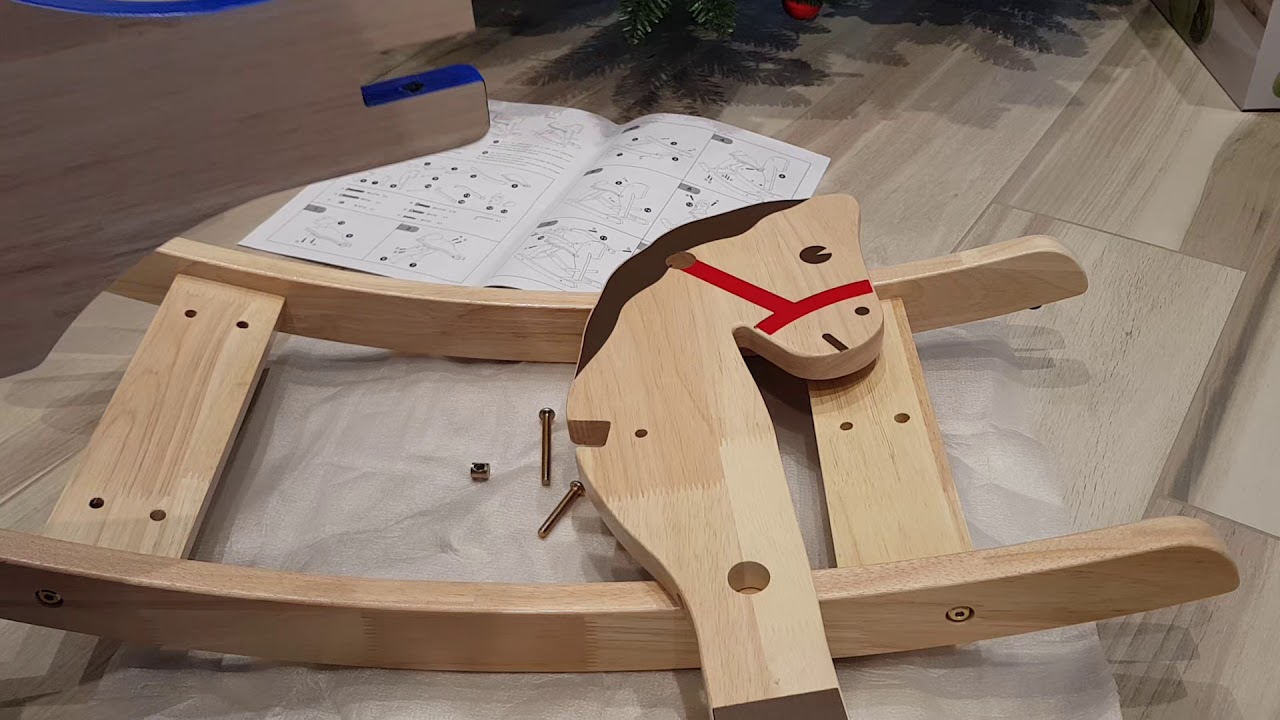 Cavallo a dondolo in legno - Rocking horse