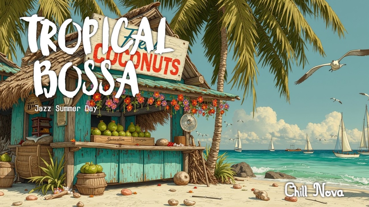 Chill Bossa Nova Летние вайбы Джаз Софт Релаксирующая Музыка Прибрежный Рай