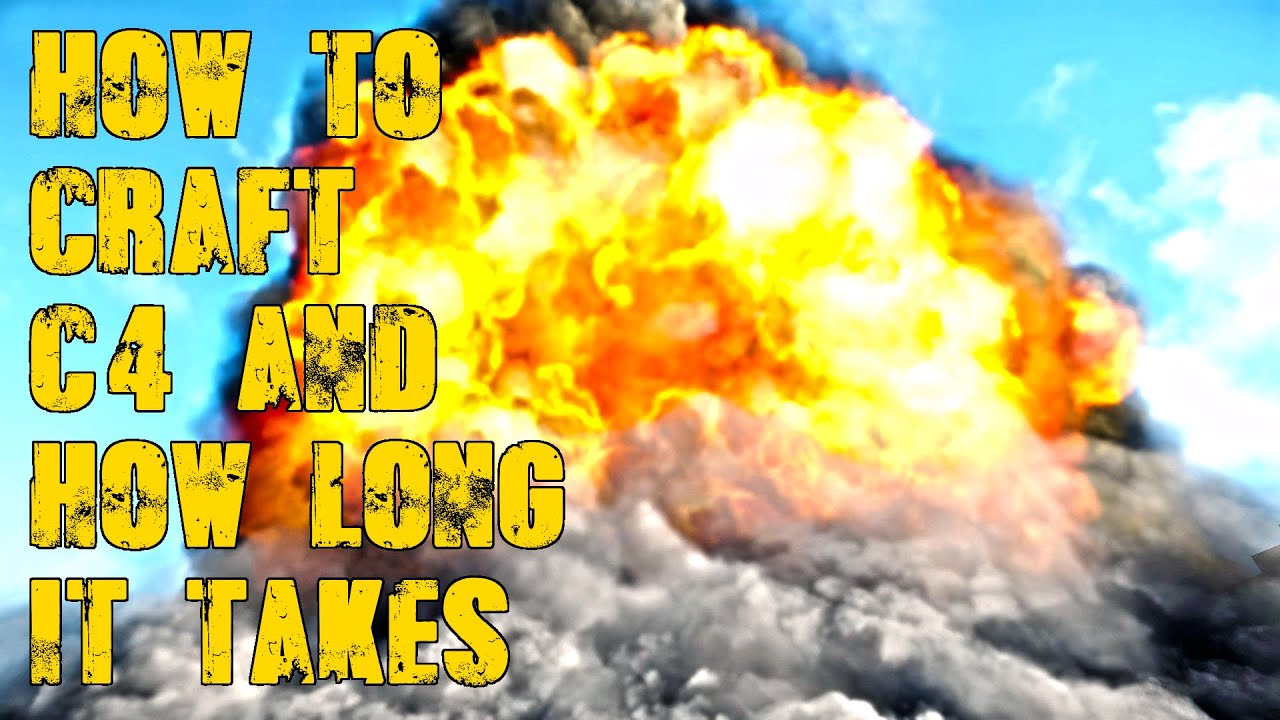 Miscreated : How to craft C4 and how long does it take ( Timers included )