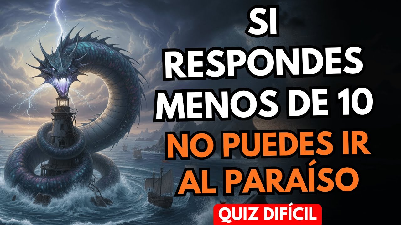 📘😱 Desafío Bíblico EXTREMO: 15 Preguntas que Harán Fallar a Casi Todos 🔥📖