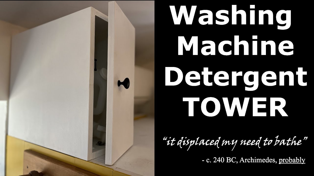 Building a Cabinet for Laundry Detergent Dispersal