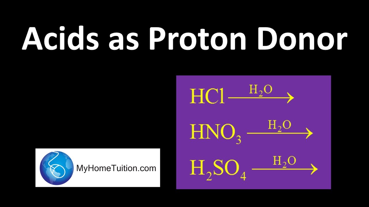 Acids as Proton Donor | Acid, Base and Salt