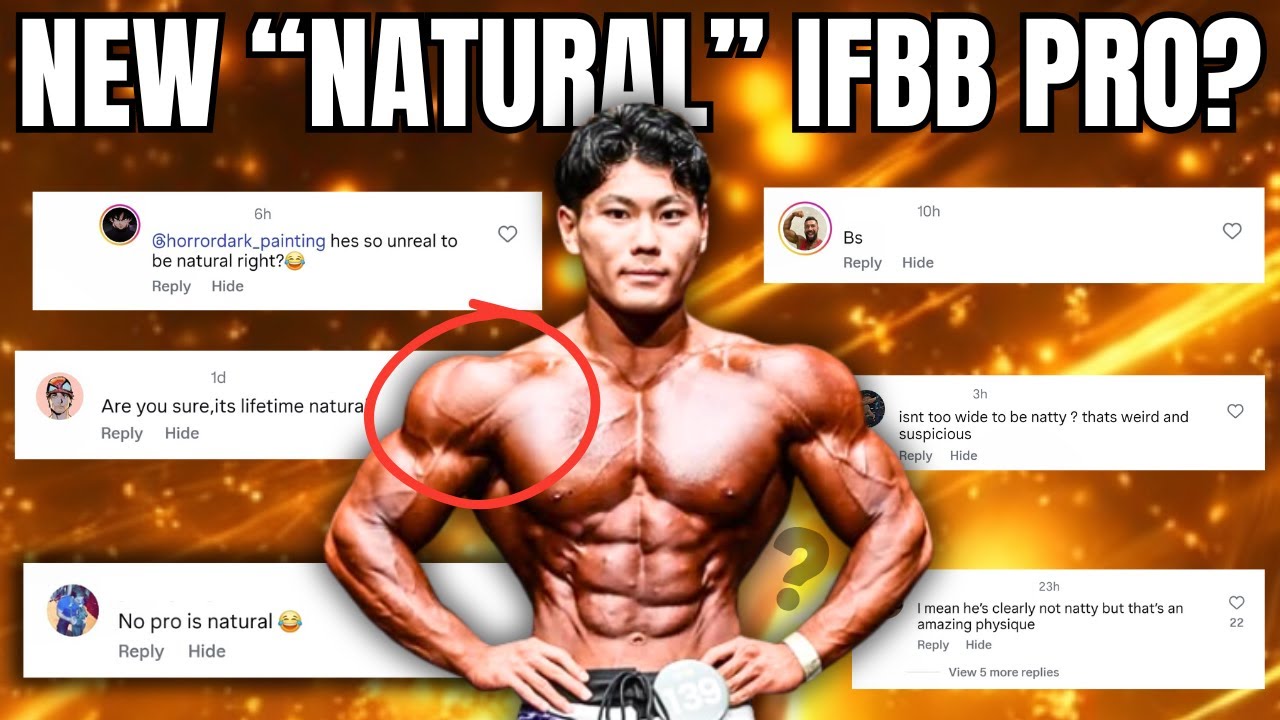 Is He Really NATURAL? │ NEW NATURAL MENS PHYSIQUE IFBB PRO! │Riyota Komiya