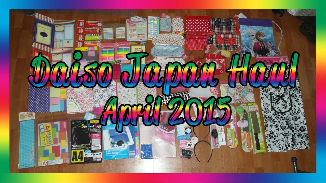 Huge Daiso Haul 60 Items!!! (Planner, Stationery, Organization, & Storage) April 2015