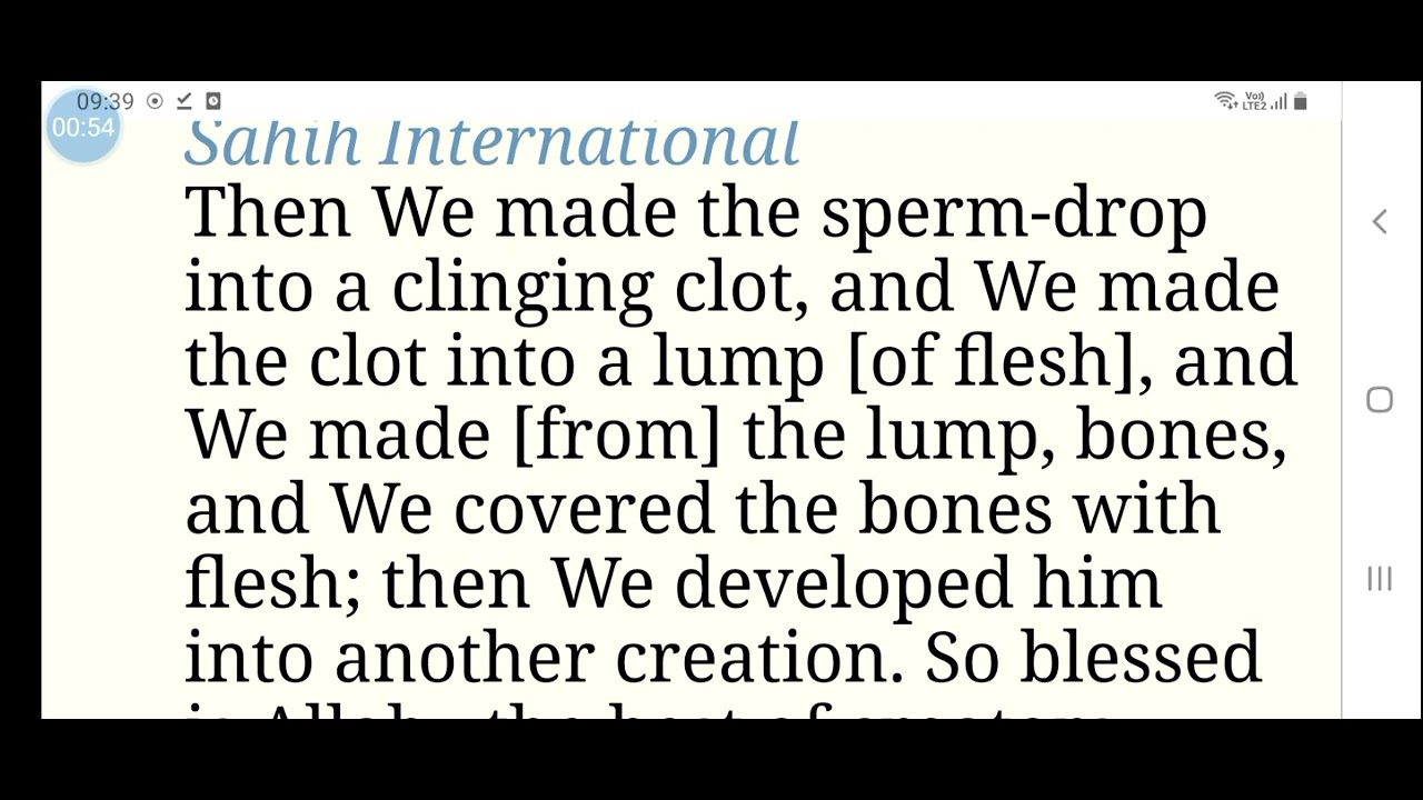 Refutation of the claim that Quran says flesh is created after bones