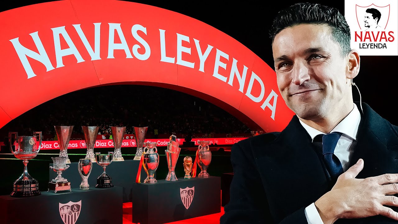El emotivo acto de despedida de Jesús Navas con su Sevilla FC