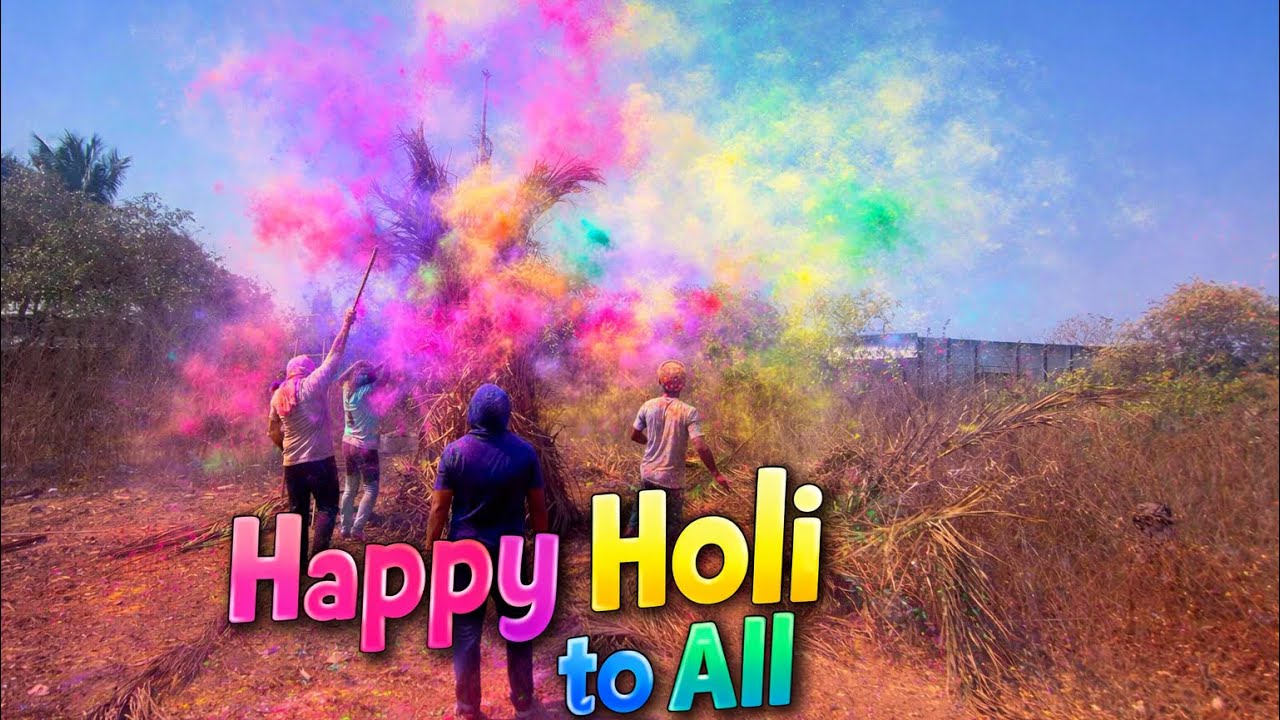 Happy Holi to all 