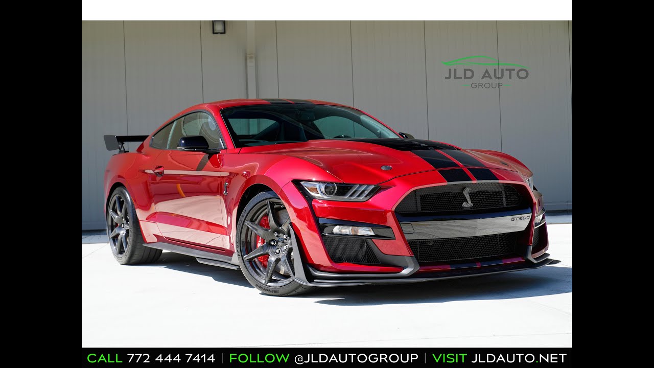 2020 FORD SHELBY GT500 FOR SALE! 104 MILES! CARBON FIBER TRACK PACKAGE! TECH PACKAGE! RAPID RED!