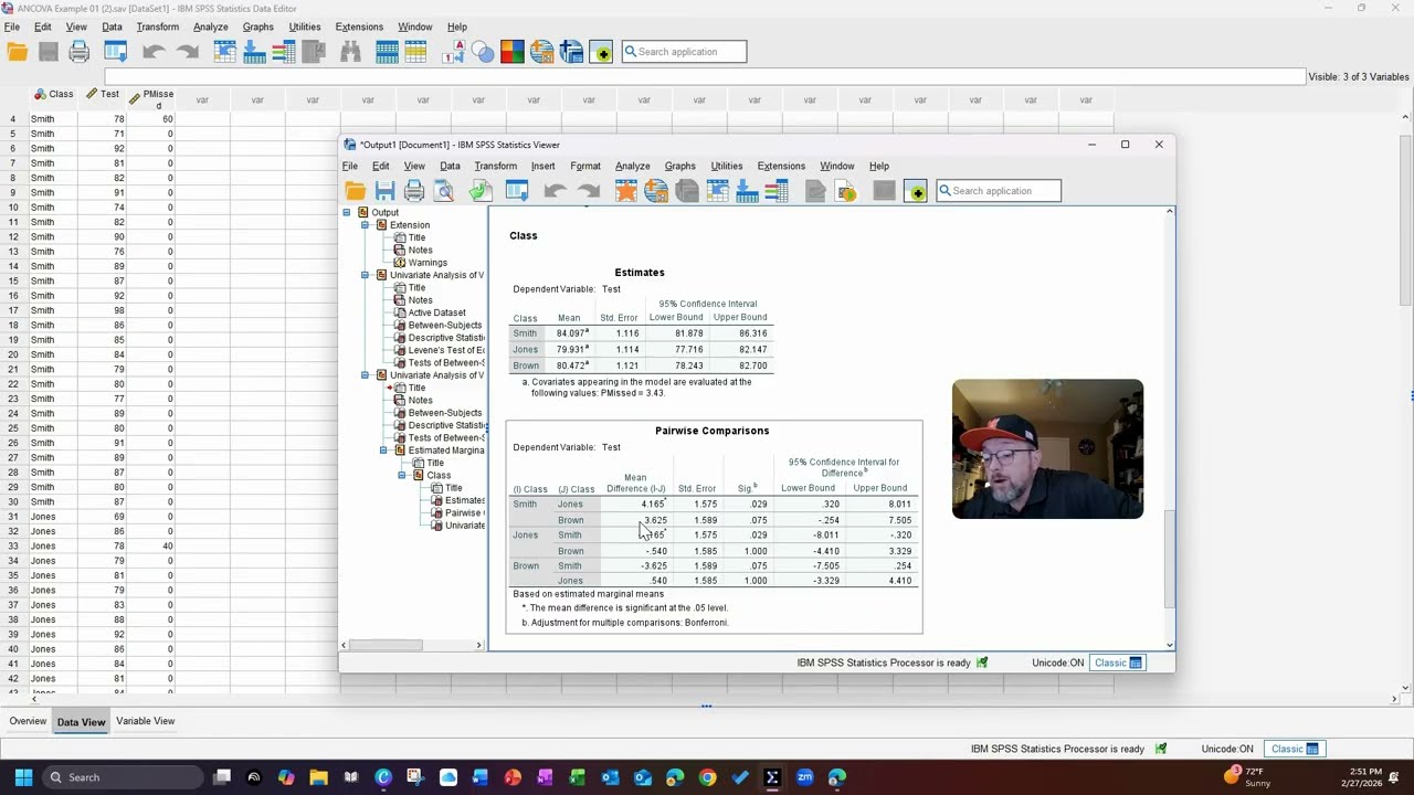Ancova Module 7, Lesson 10 Grover Welch