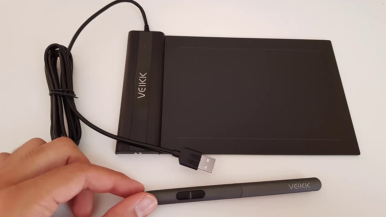 Veikk S640 - Battery-free Pen + USB Drawing Area (Transferring text to the computer while teachin...