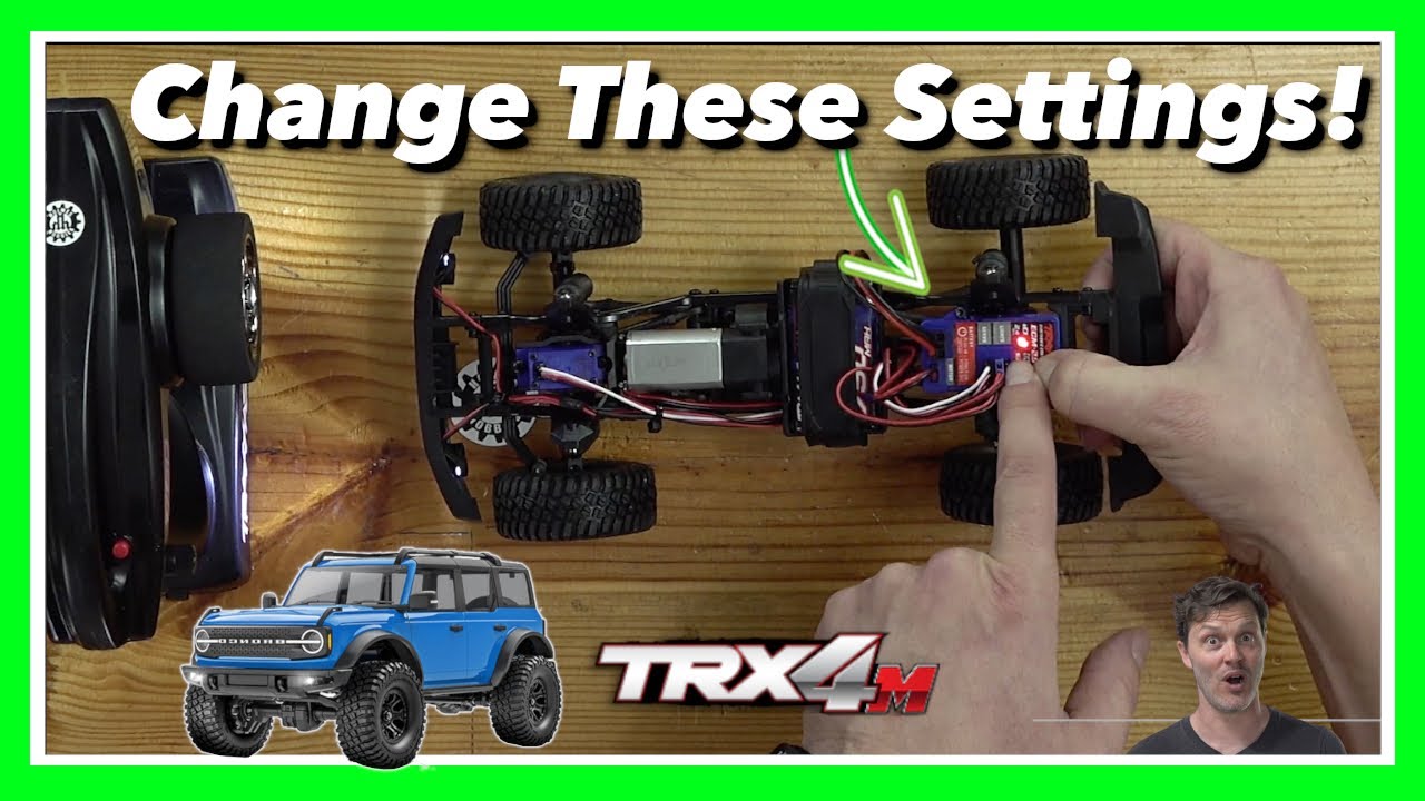 Измените эти настройки TRX4M (производительность гусеничного робота) Holmes Hobbies (TRX4 M Часть 4)