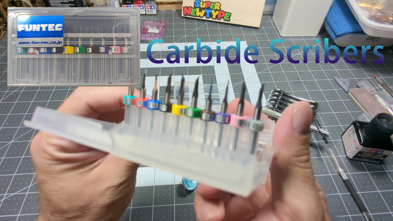 FUNTEC Carbide Scribers for [Plastic Model] Review!