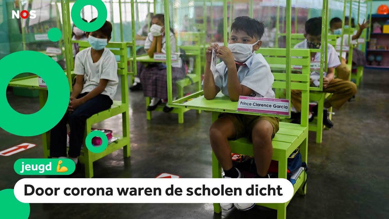 Kinderen in de Filipijnen na bijna 2 jaar weer naar school