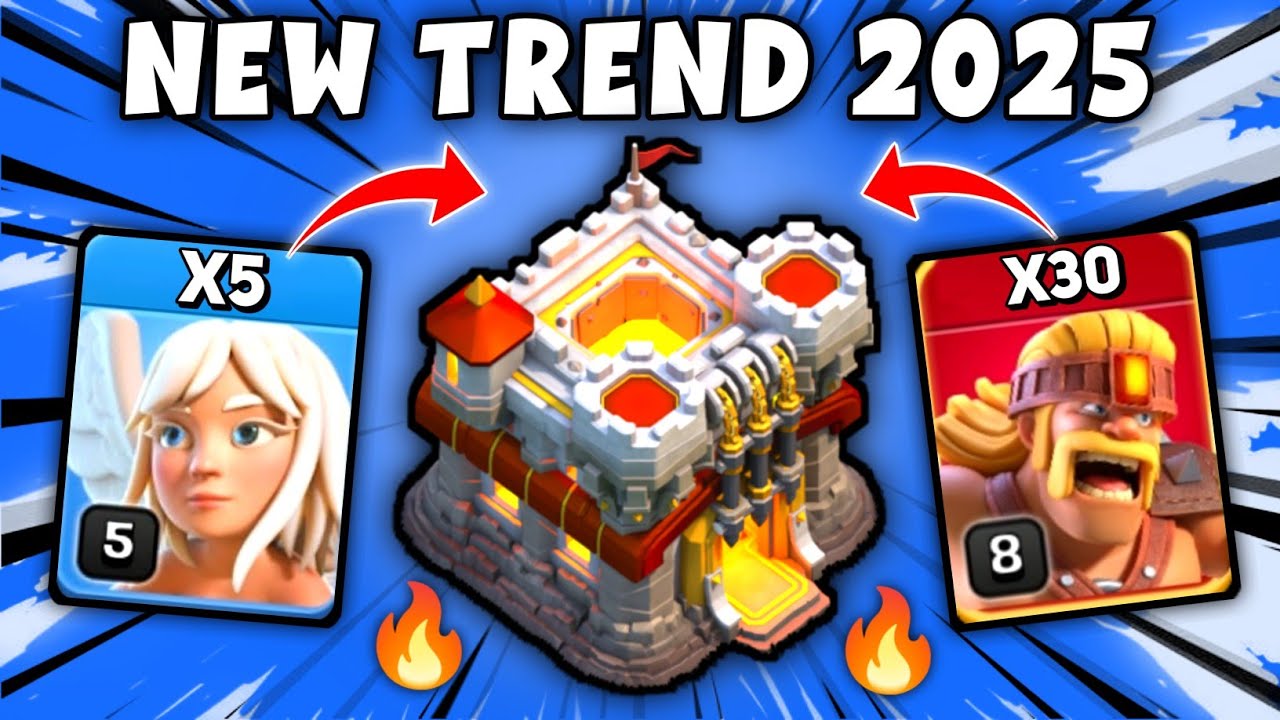 TH11 Super Barbarian Attack Strategy | New Th11 Attack Strategy 2025 (Clash Of Clans)