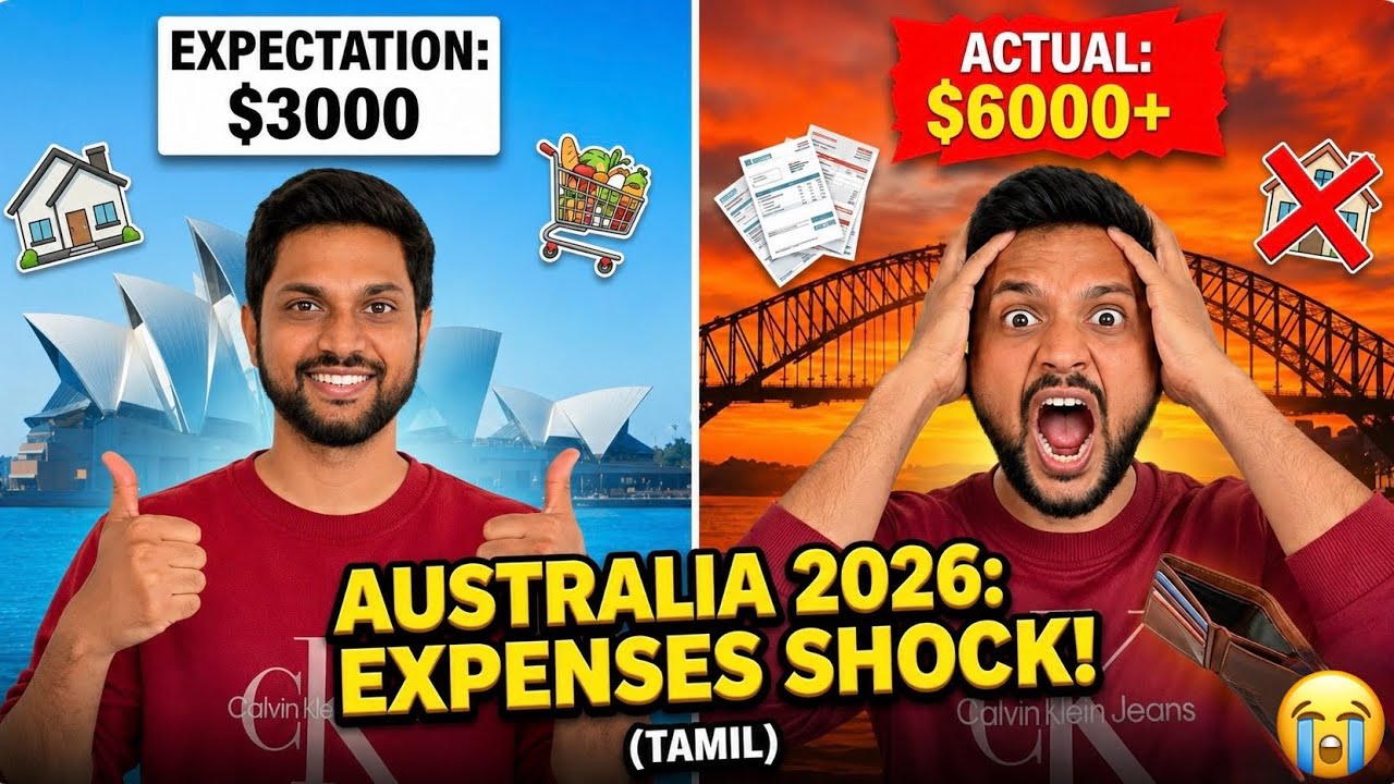 Australia Cost of Living 2026 🇦🇺 | Don’t Move Without Watching This! 💰 | தமிழில்