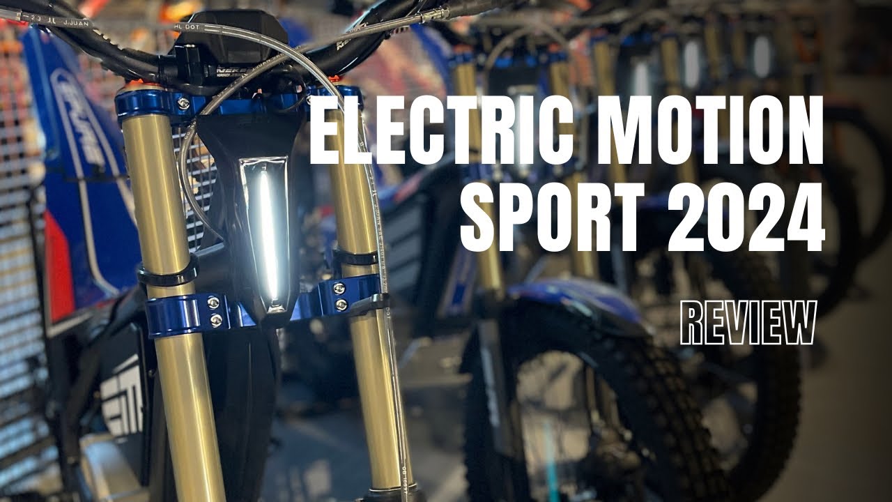 ¿Cómo funciona la Electric Motion? Review ELECTRIC MOTION SPORT 2024 eléctrica de trial