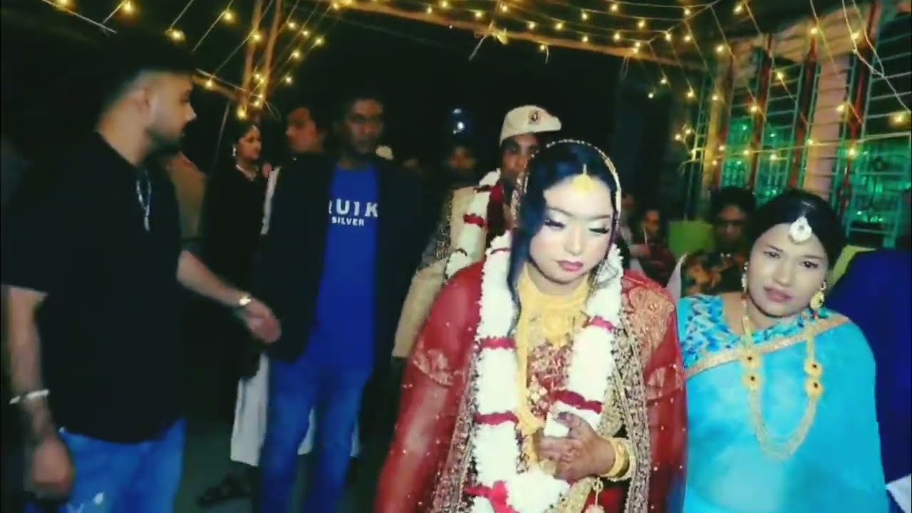 বর বরণ //village wedding গ্রামের বিয়েতে কিভাবে জামাই বরণ করা হয় 