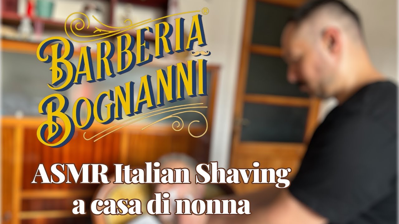 ASMR Italian shaving at grandmother’s home