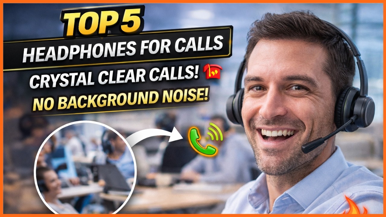 ✅ Top 5 Best Headphones For Calls 2026 ☎️ | Crystal Clear Mic for Work & Zoom Meetings!