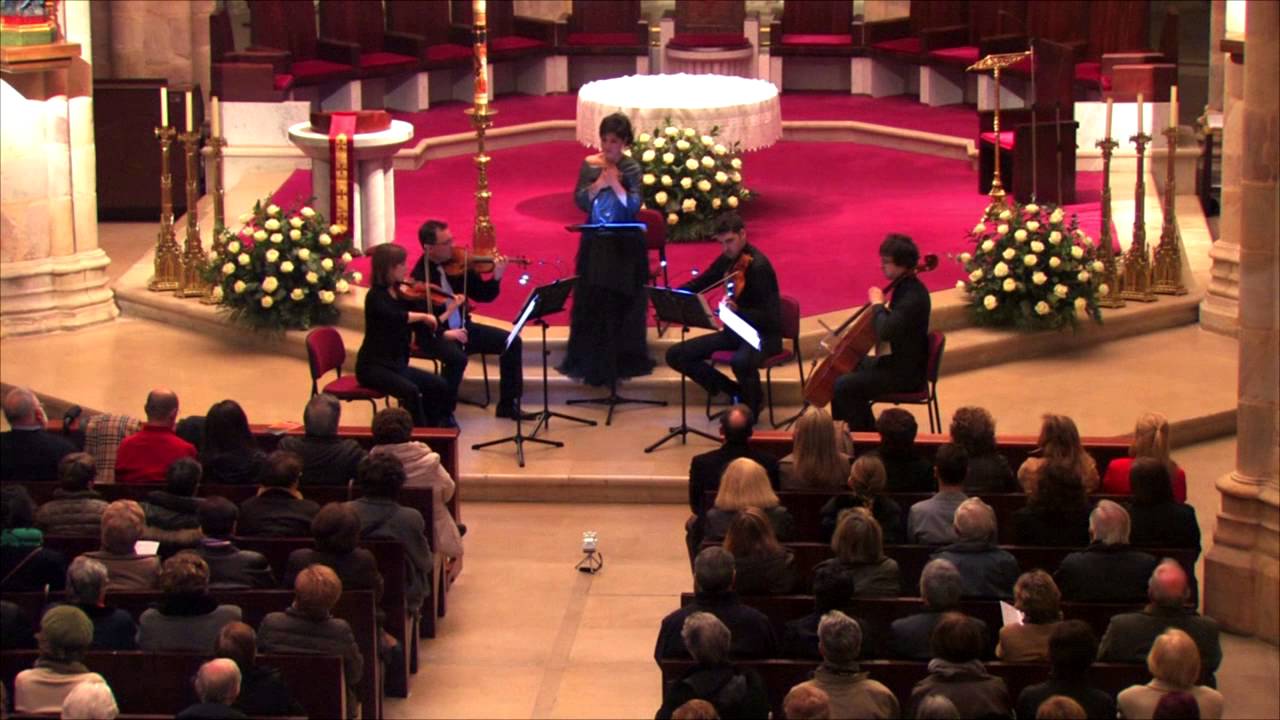 The Resurrection of Christ by Jorge Grundman. Performed by Susana Cordon and Habemus Quartet