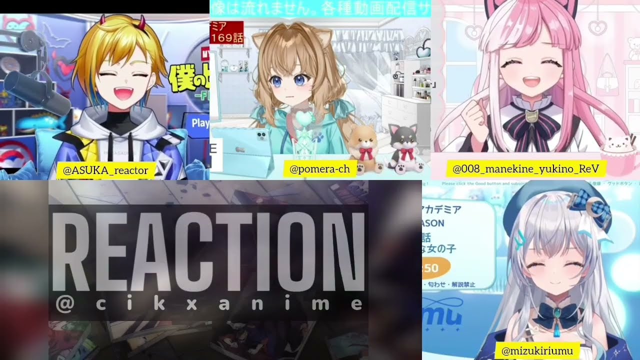 僕のヒーローアカデミア 8期 10話 Vtuber リアクション