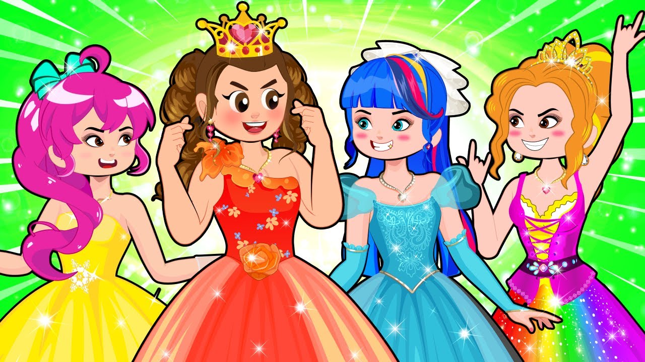 Princess Dress Up Contest but Winner is a Man! What Happened?! | Hilarious Cartoon Compilation