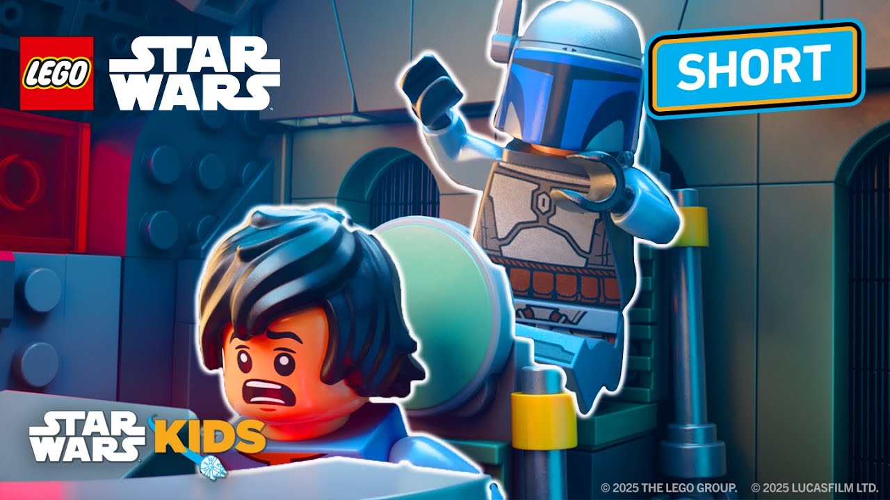 Fett's Flying Lesson | LEGO Star Wars | @StarWarsKids  ​