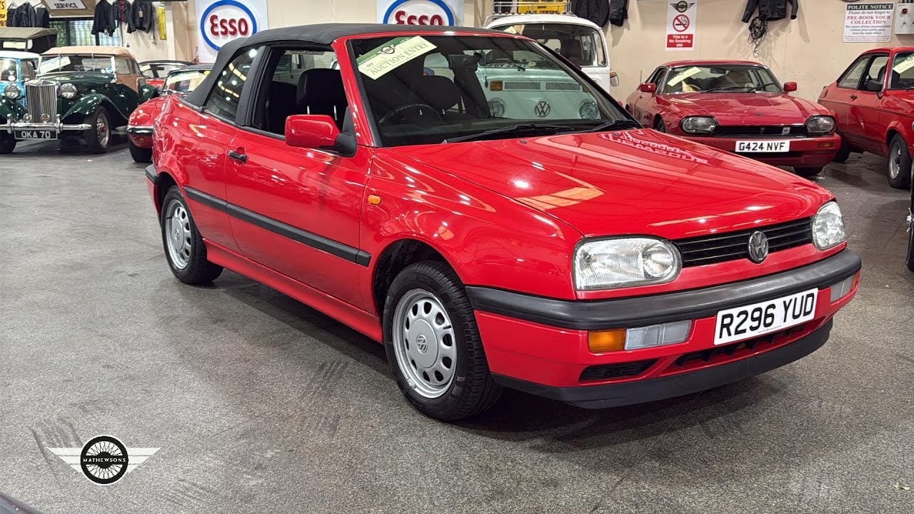 1998 VOLKSWAGEN GOLF CABRIOLET | MATHEWSONS CLASSIC CARS | AUCTION: 8, 9 & 10 OCTOBER 2025