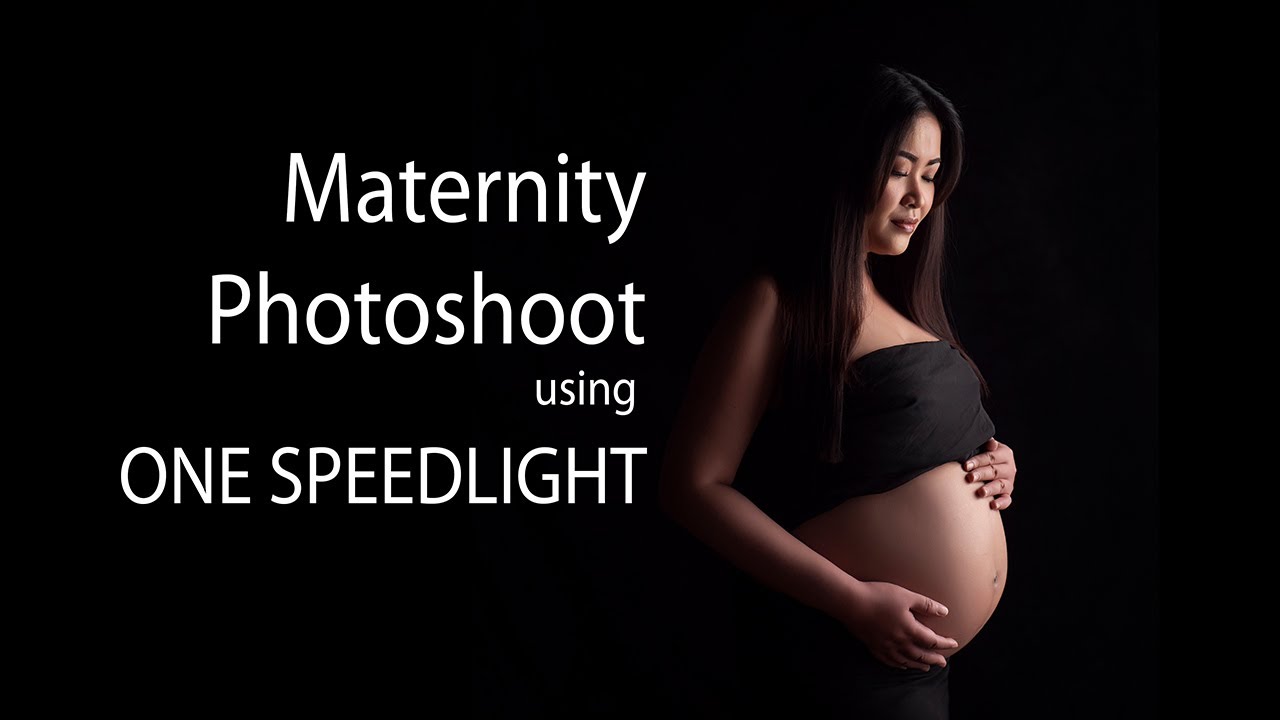 Maternity Photoshoot with just One Speedlight