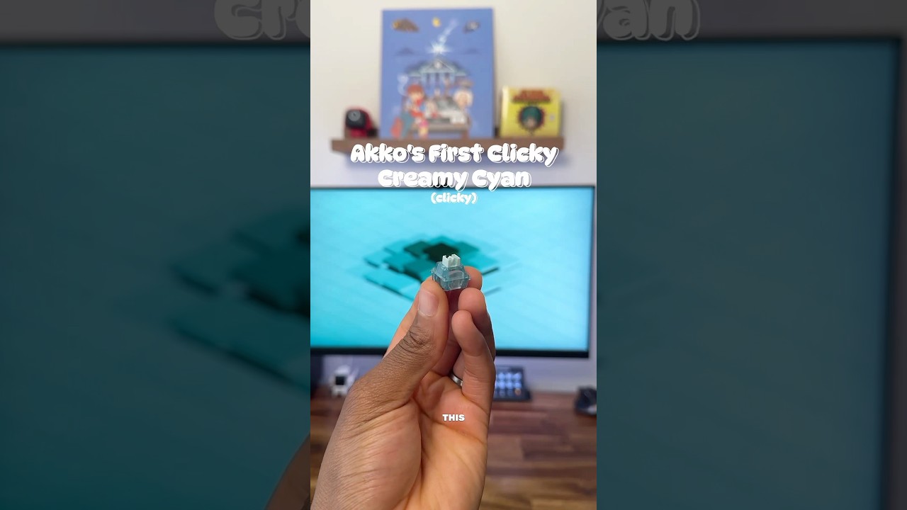 Akko&rsquo;s first clicky switch! Best creamy clicky keyboard switches #keyboard #tech #switches #akko