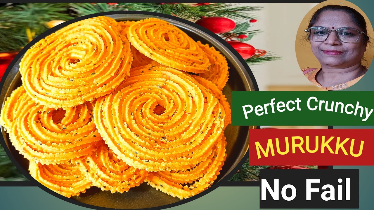 Perfect Crispy Chakali Recipe l Murukku Recipe at Home l Christmas Special Snack l