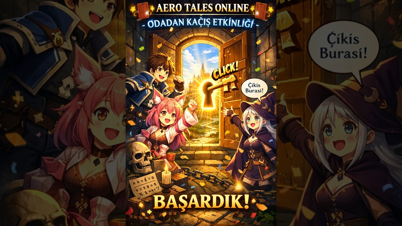 🚪✨ AERO TALES ONLINE – ODADAN KAÇIŞ ETKİNLİĞİ ✨🚪