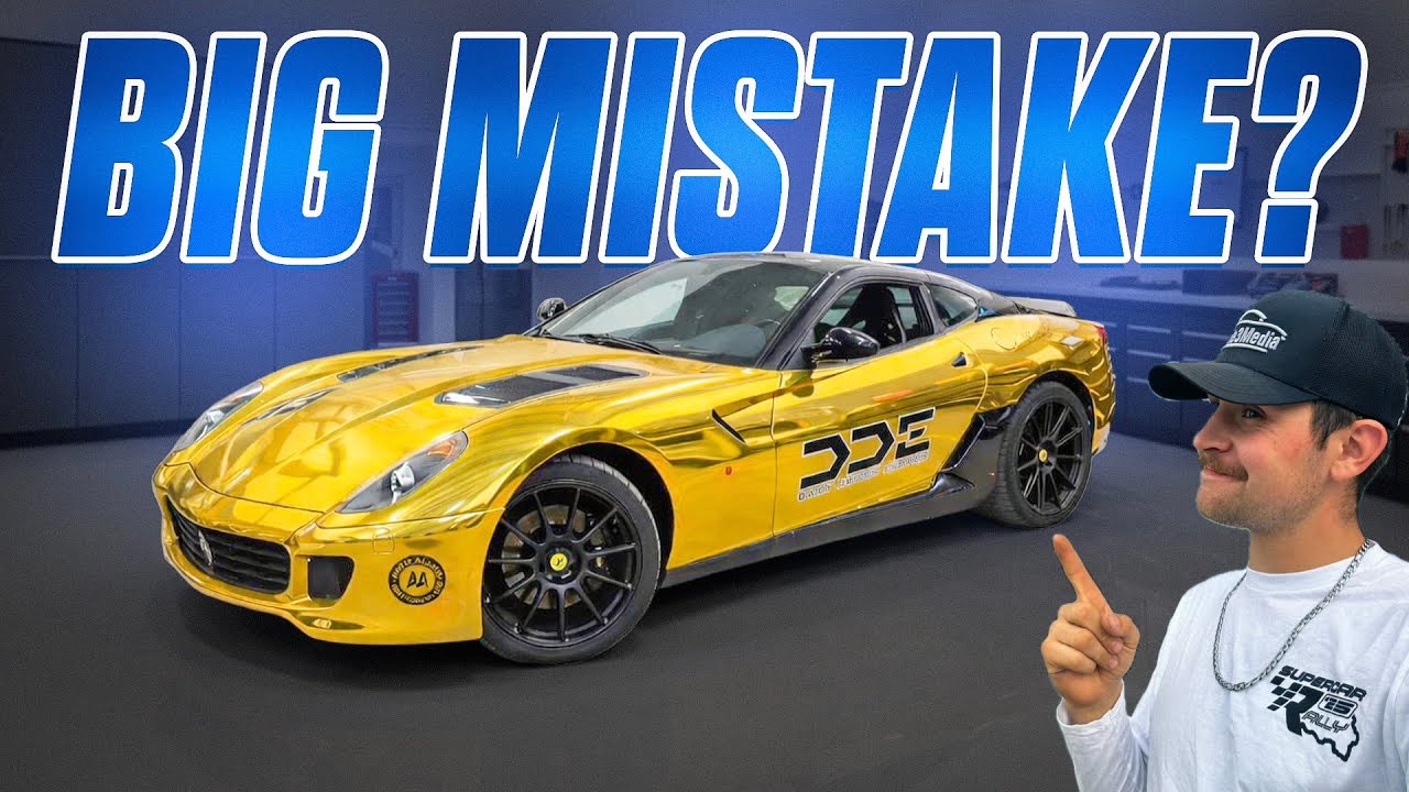 I bought the ABANDONED DDE Ferrari 599!
