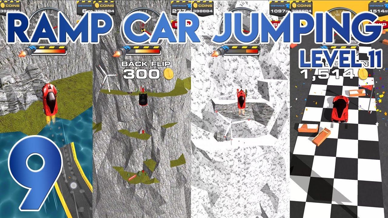 Ramp Car Jumping Level 11 Completed