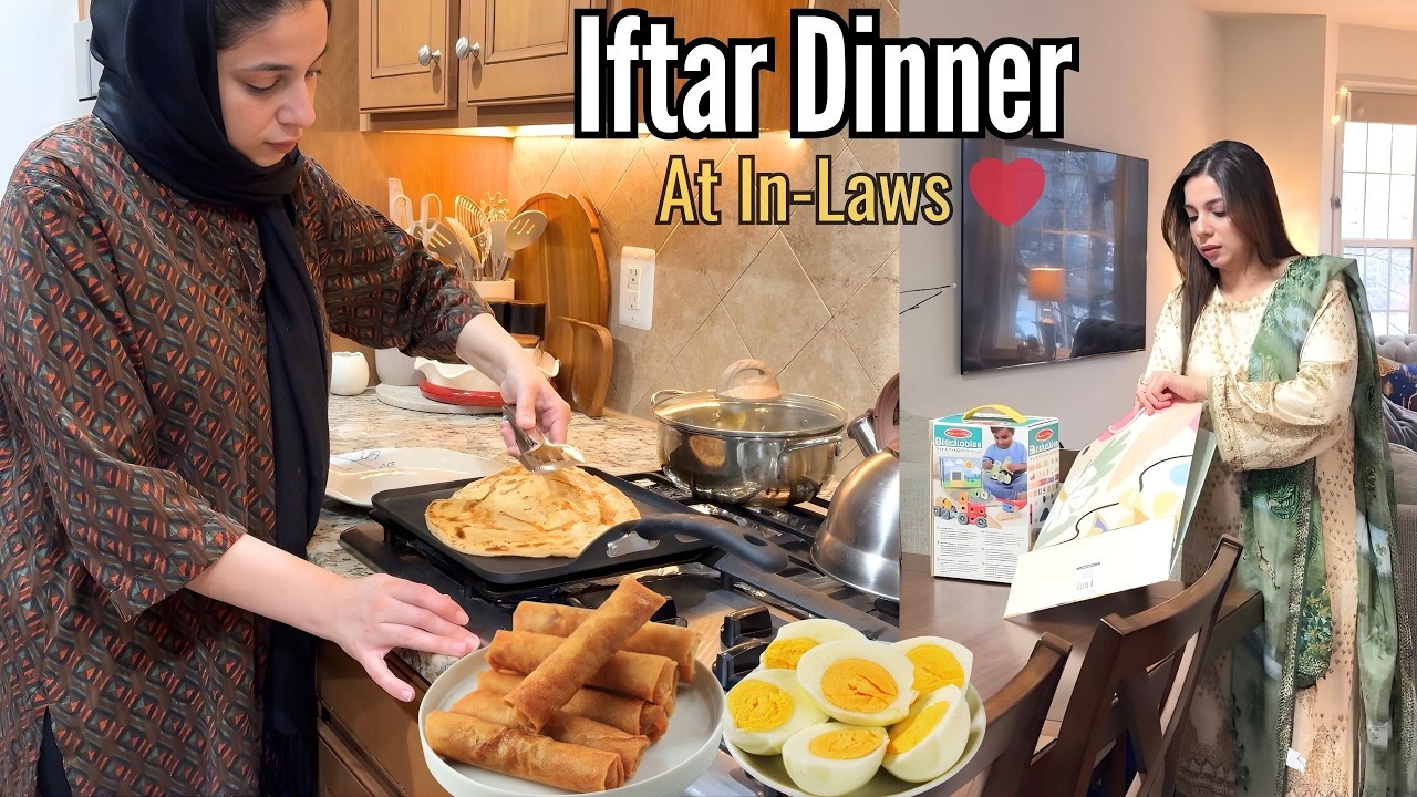 “IFTAR at My In-Laws❤️ RAMADAN IN AMERICA 🌙