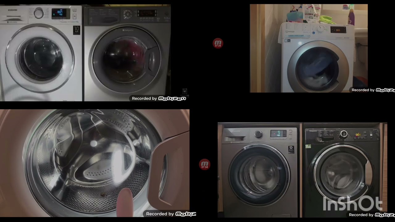 Virtual Spin Race: Samsung vs Samsung VS Hotpoint vs Hotpoint VS Indesit