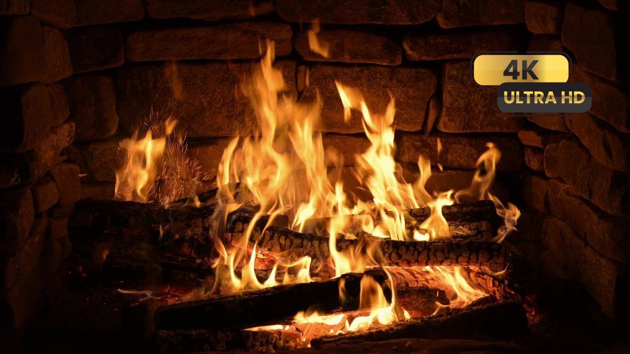 Alevli Huzur | Şömine Ateşi • Rahatlatıcı Sesler • 5 Saat(Fireplace Fire Sounds 5 Hours)