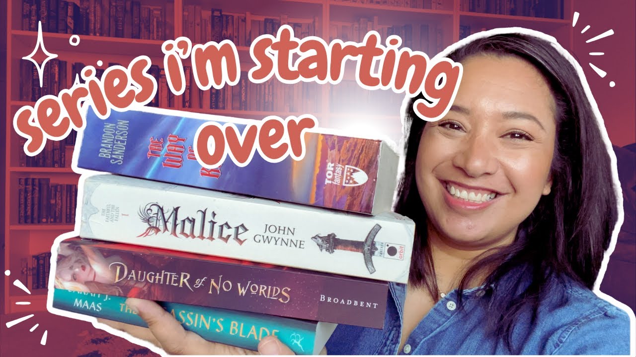 book series i'm starting over // what i want to binge read