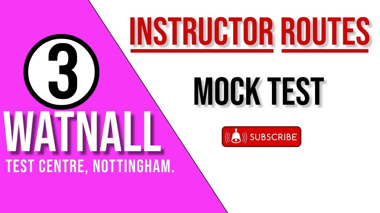 Watnall Test Centre Route 3 l Driving Test Routes l Nottingham Routes l Important Route l
