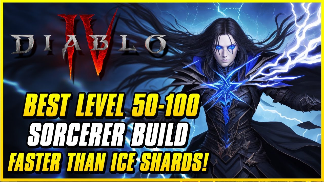 NEW BEST SORCERER BUILD FOR ENDGAME | Updated Ball Lightning Arc Lash Sorc | Diablo 4 WT4 Level 50+