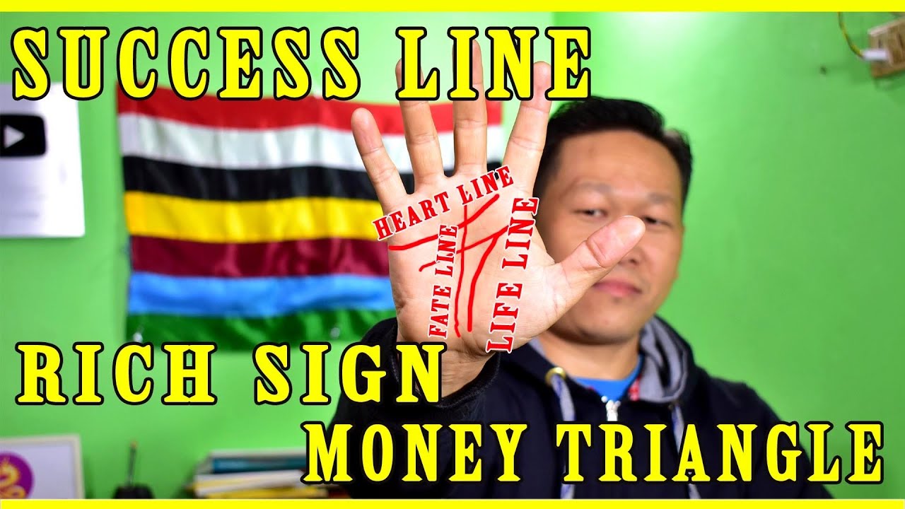 5 SUCCESS SIGN AND RICH SIGN ON YOUR PALM || PALMISTRY